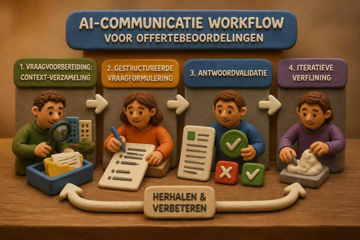 AI vraagstrategie workflow
