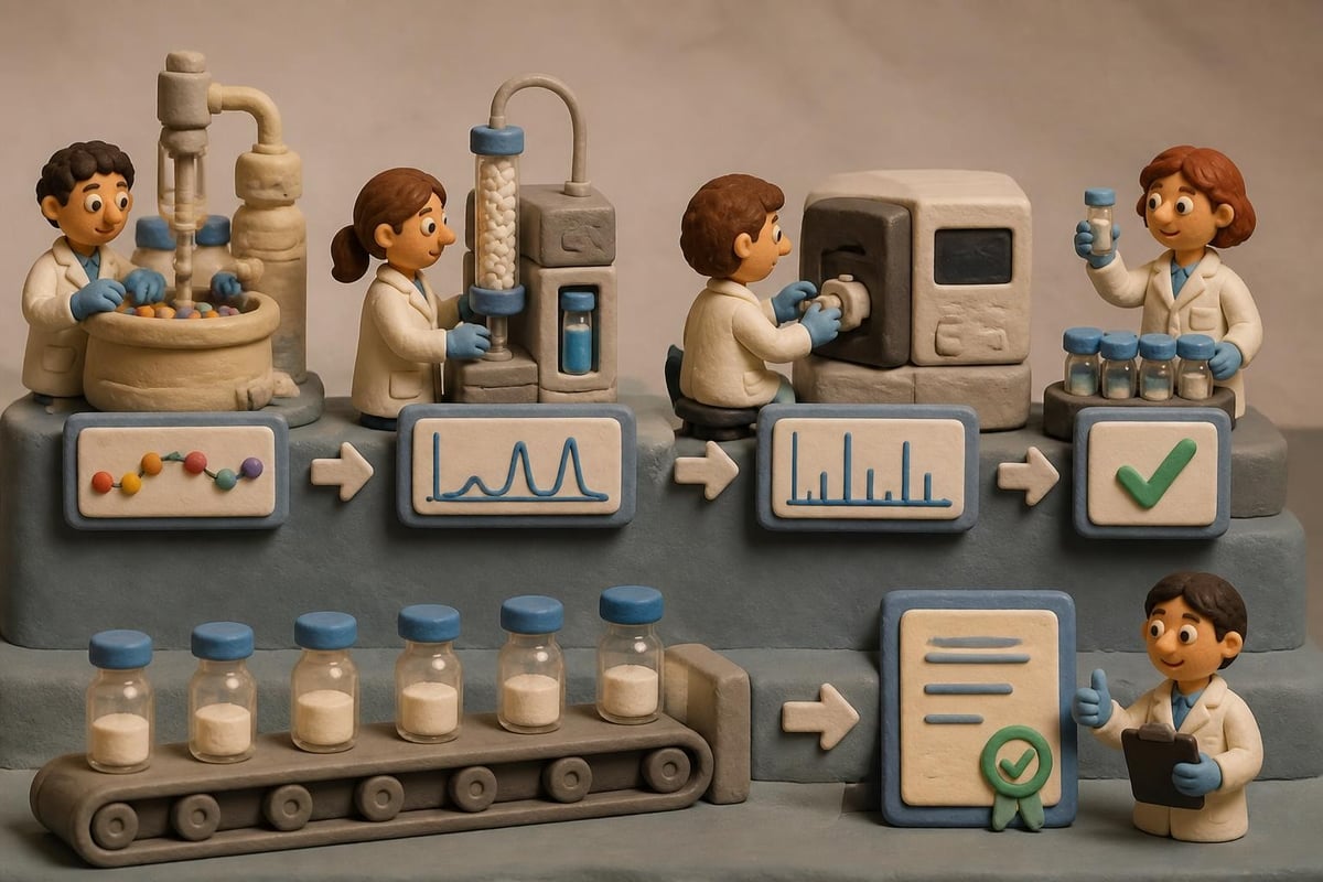 Peptide quality control workflow