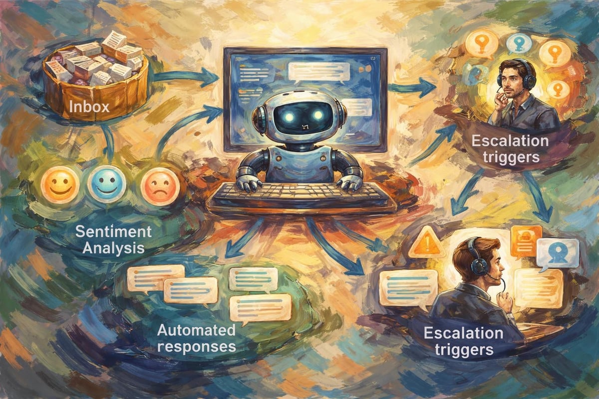 AI customer service workflow