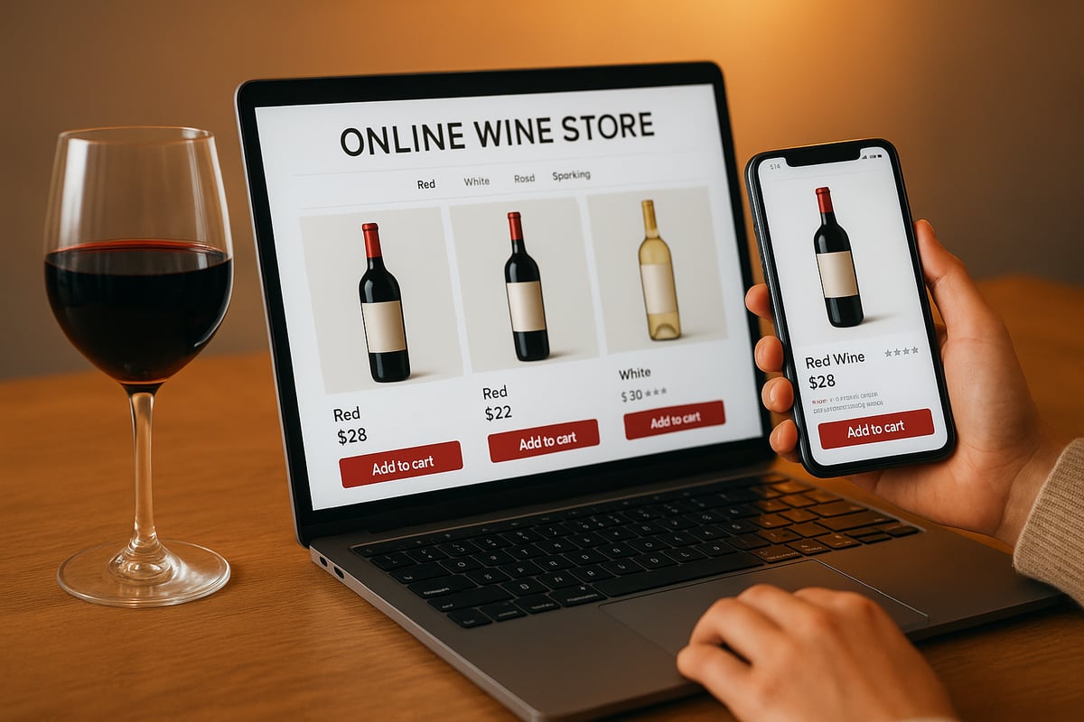 Skref-fyrir-skref: Ferlið við að versla vín á neti