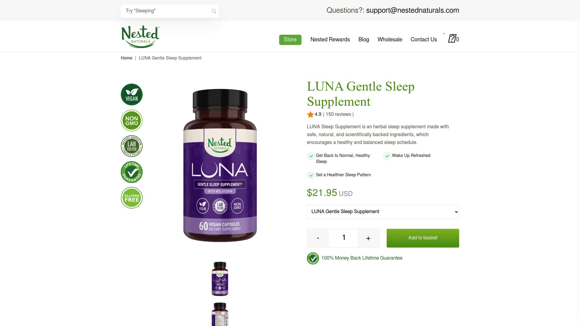 7 Best Natural Sleep Supplement Options for 2025 - Nested Naturals Luna Sleep Aid