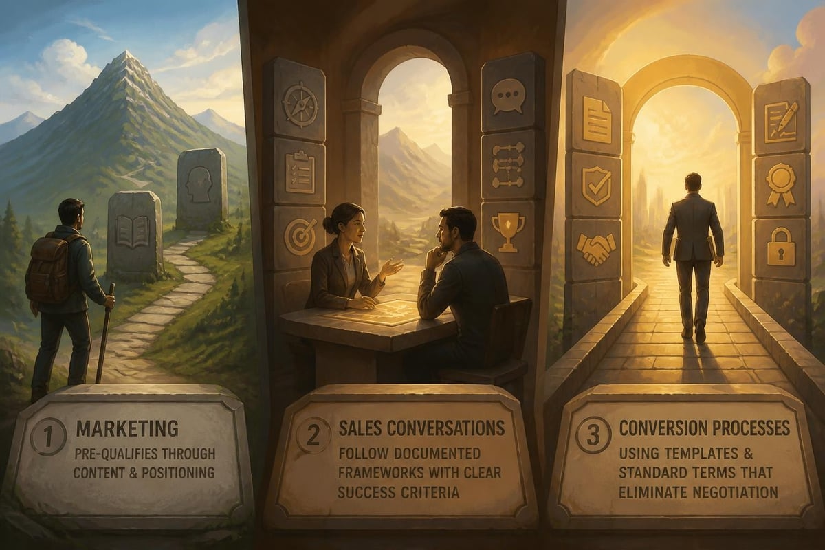 Sales systems framework