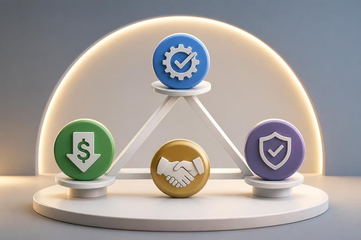 Cost quality compliance triangle