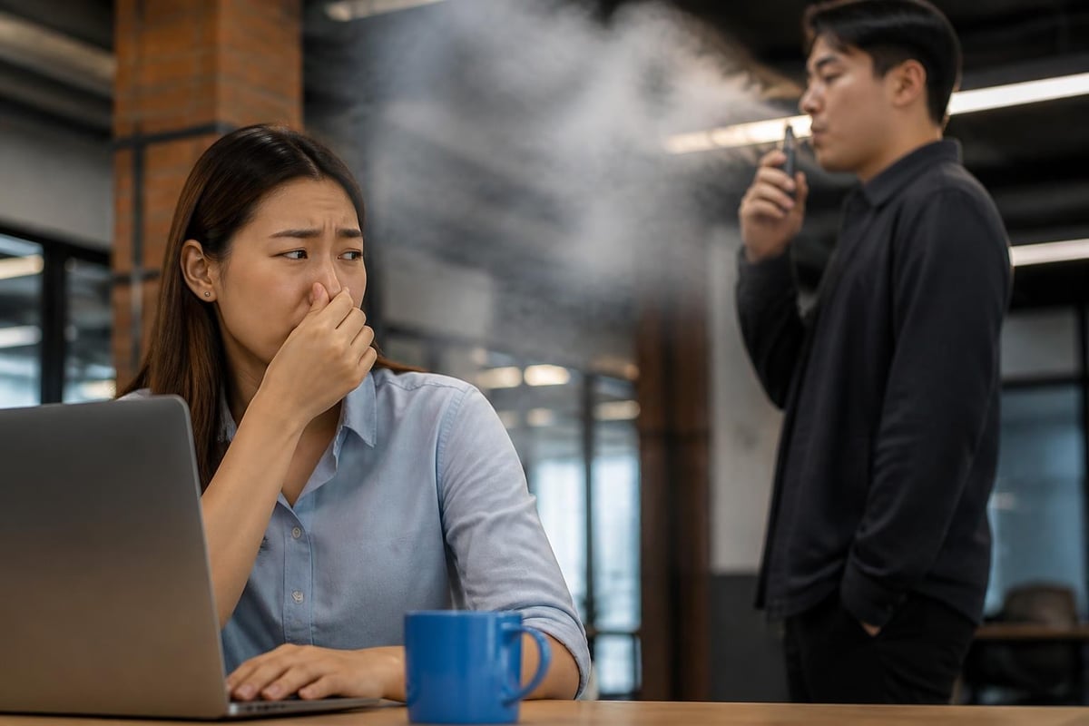 Workplace vaping health impacts