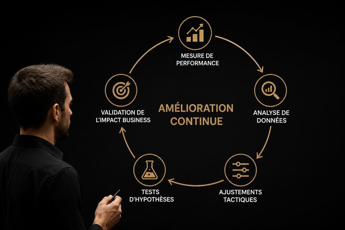 Cycle d'optimisation marketing