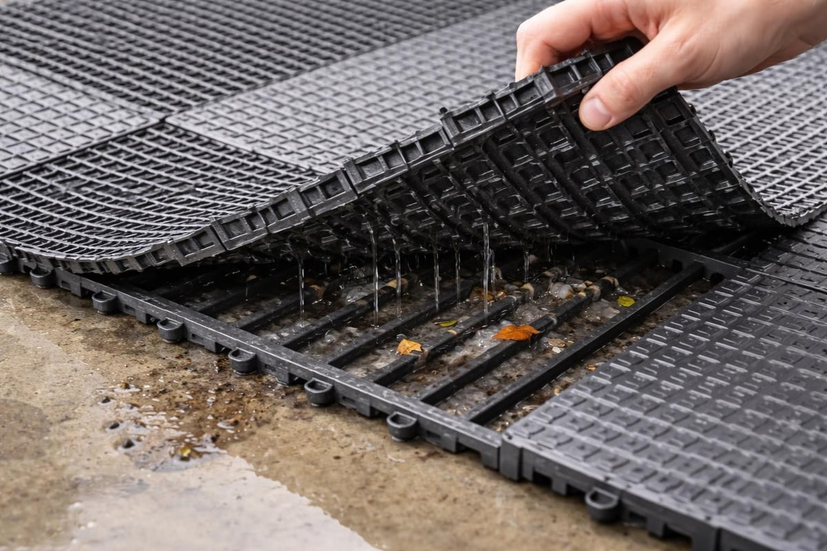 Drainage channel system