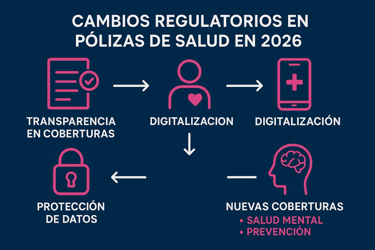 Cambios regulatorios y tendencias en p&oacute;lizas de salud para 2026