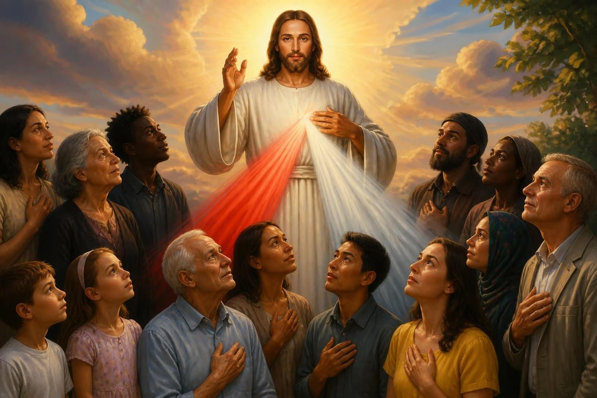 Nine days of divine mercy prayer
