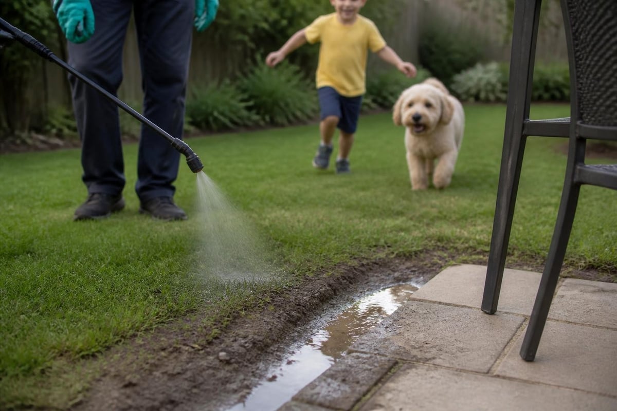 Chemical exposure pathways in outdoor spaces