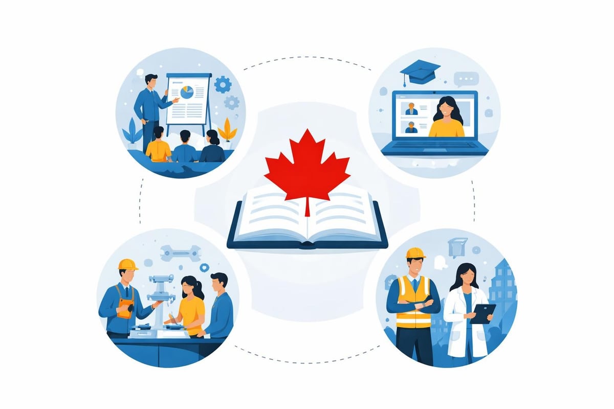 Canadian training sectors and delivery methods