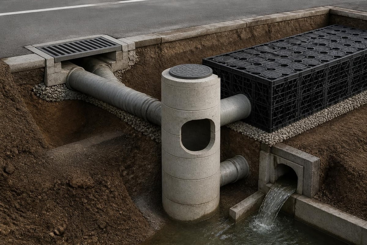 Stormwater drainage system components
