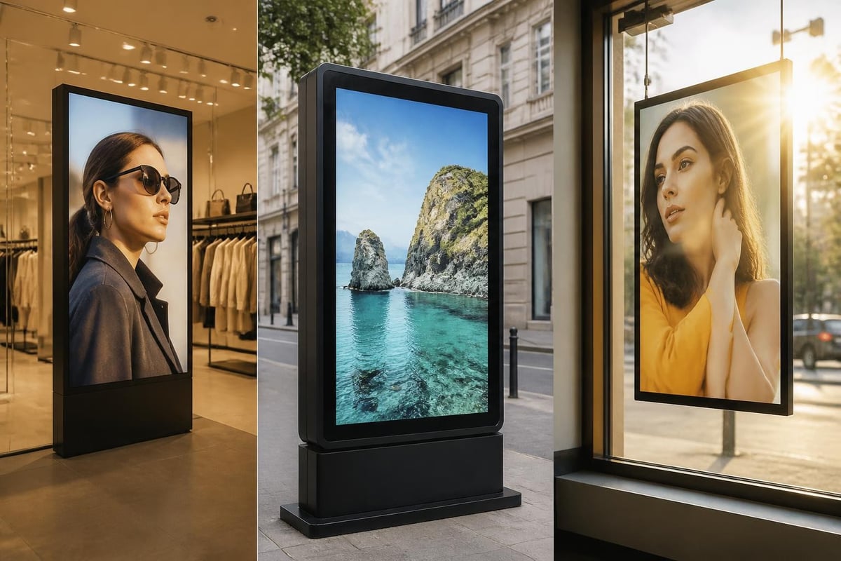 Digital display brightness comparison