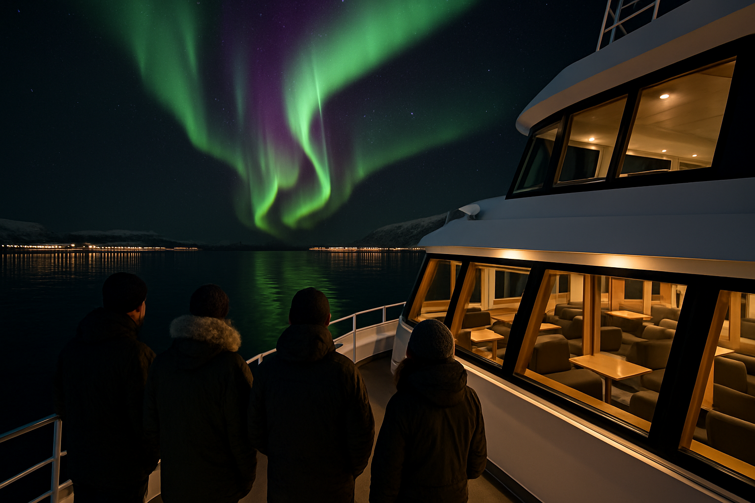 What to Expect on a Northern Lights Boat Tour