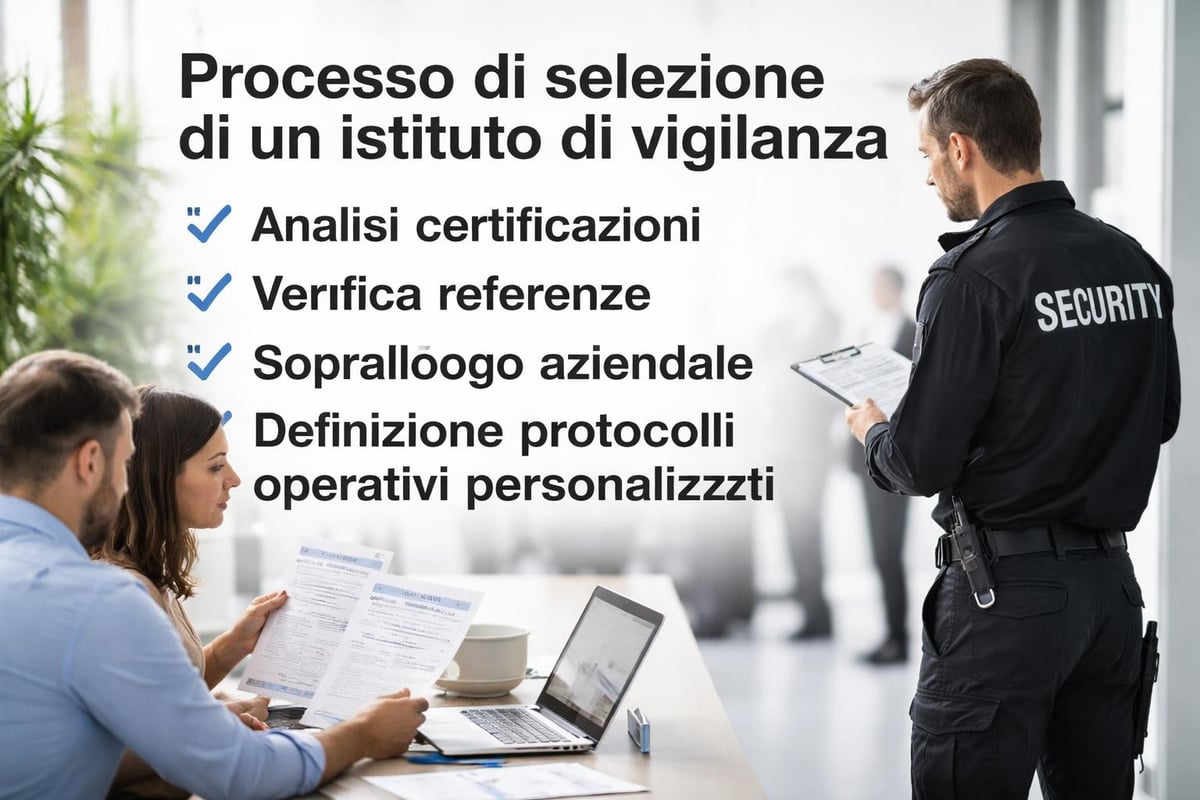 Valutazione fornitori vigilanza