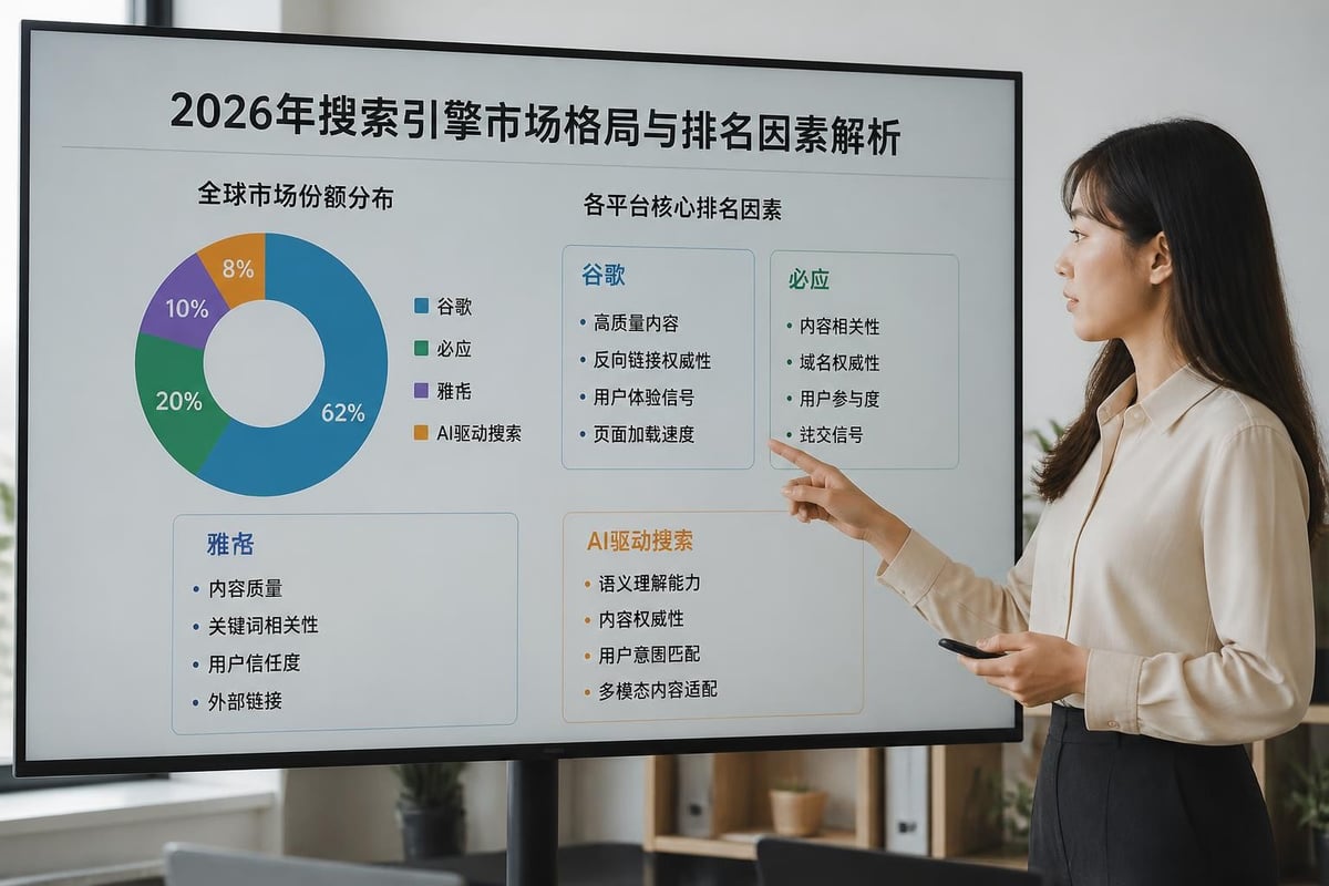 搜尋引擎市場格局