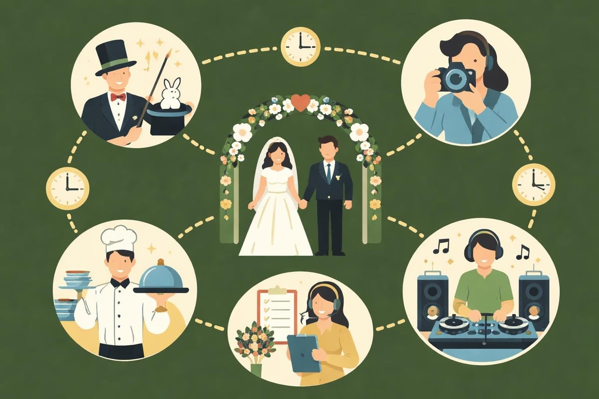 Hochzeitsablauf Koordination