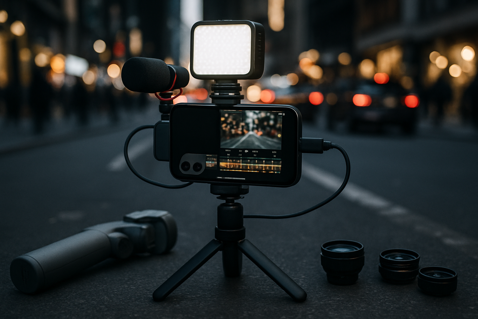 Doporučené příslušenství a aplikace pro iPhone video