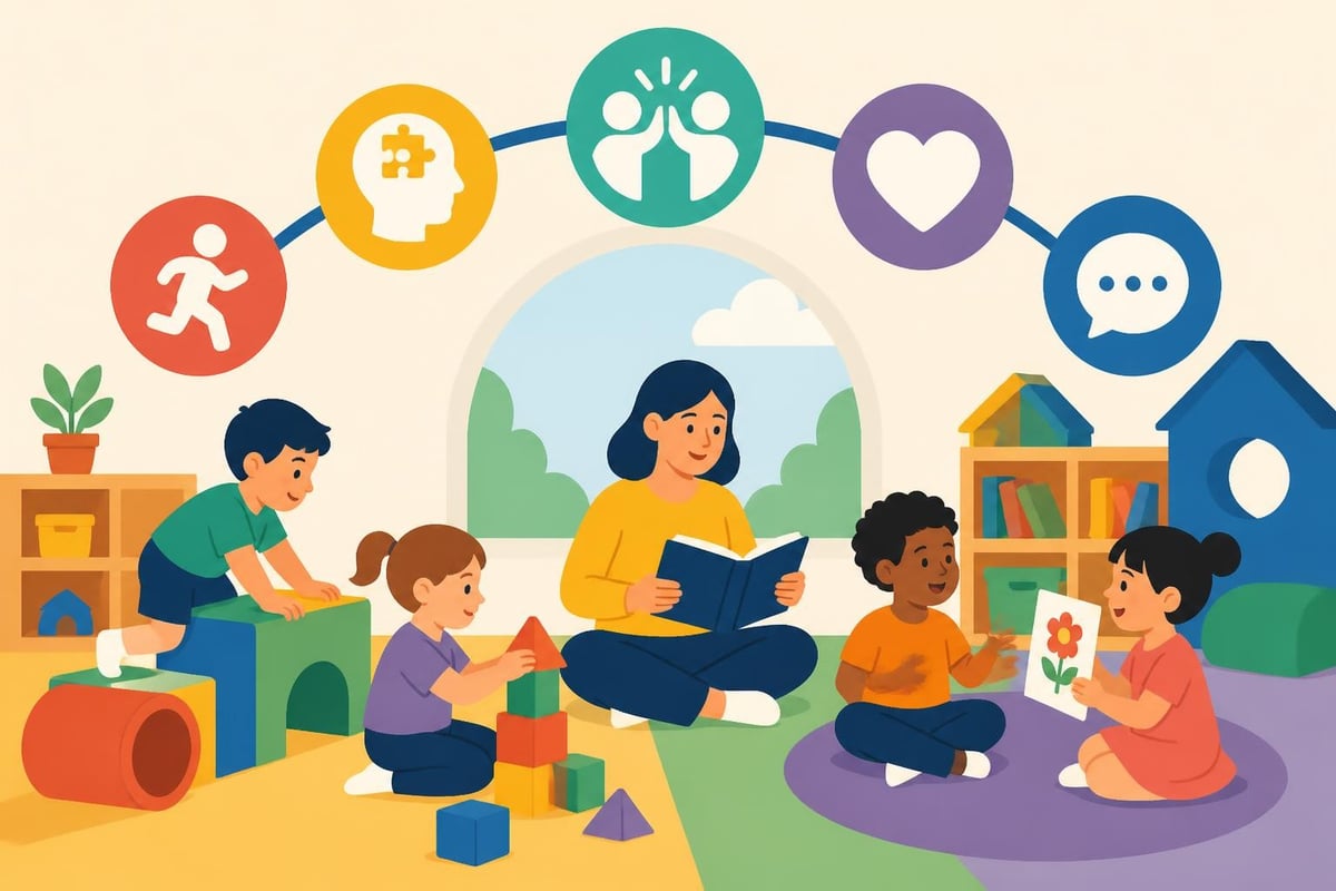 Developmental domains in early childhood