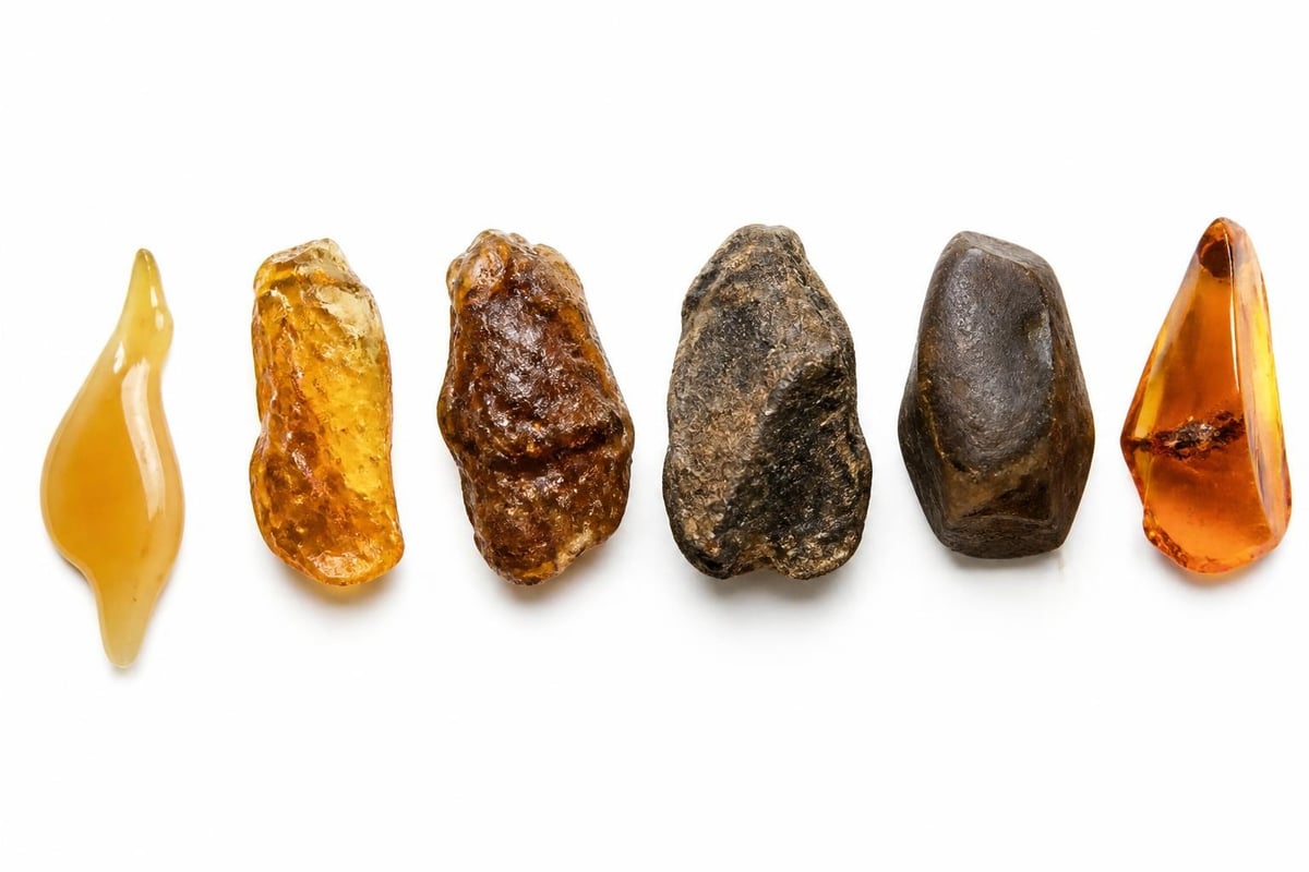 Amber formation timeline