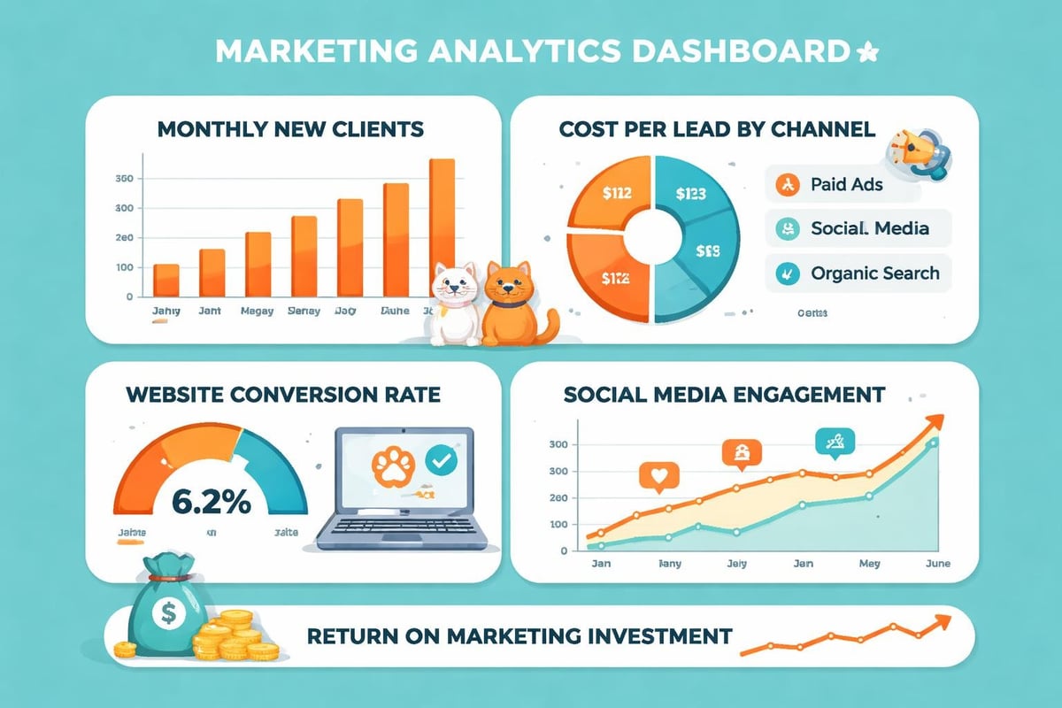 Pet marketing performance dashboard