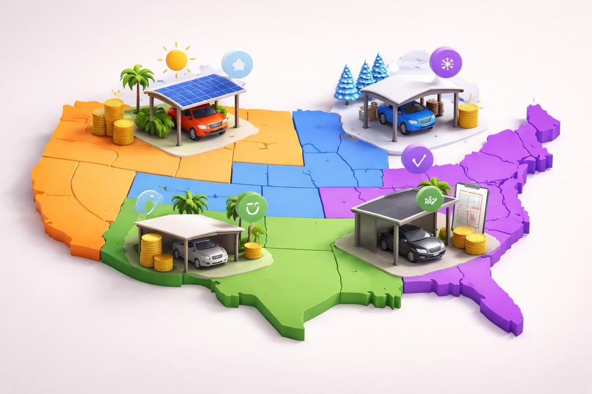 Regional carport pricing