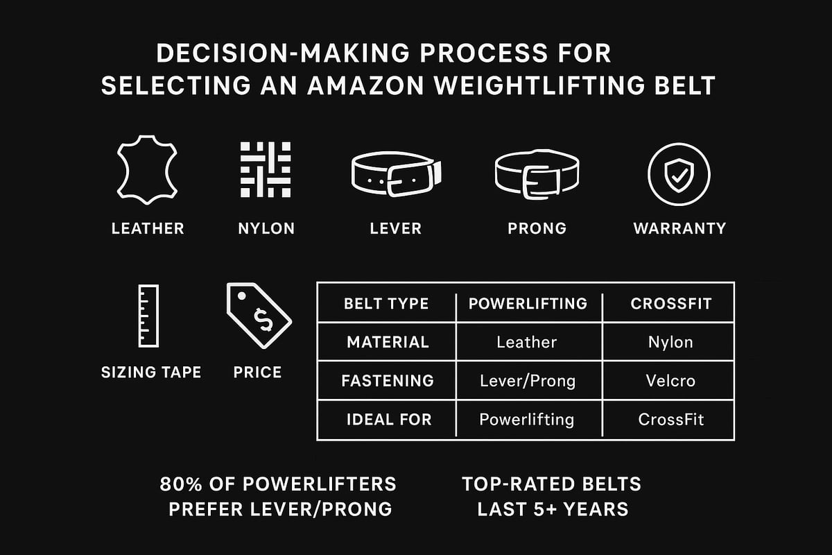 How to Choose the Right Weightlifting Belt for Your Needs