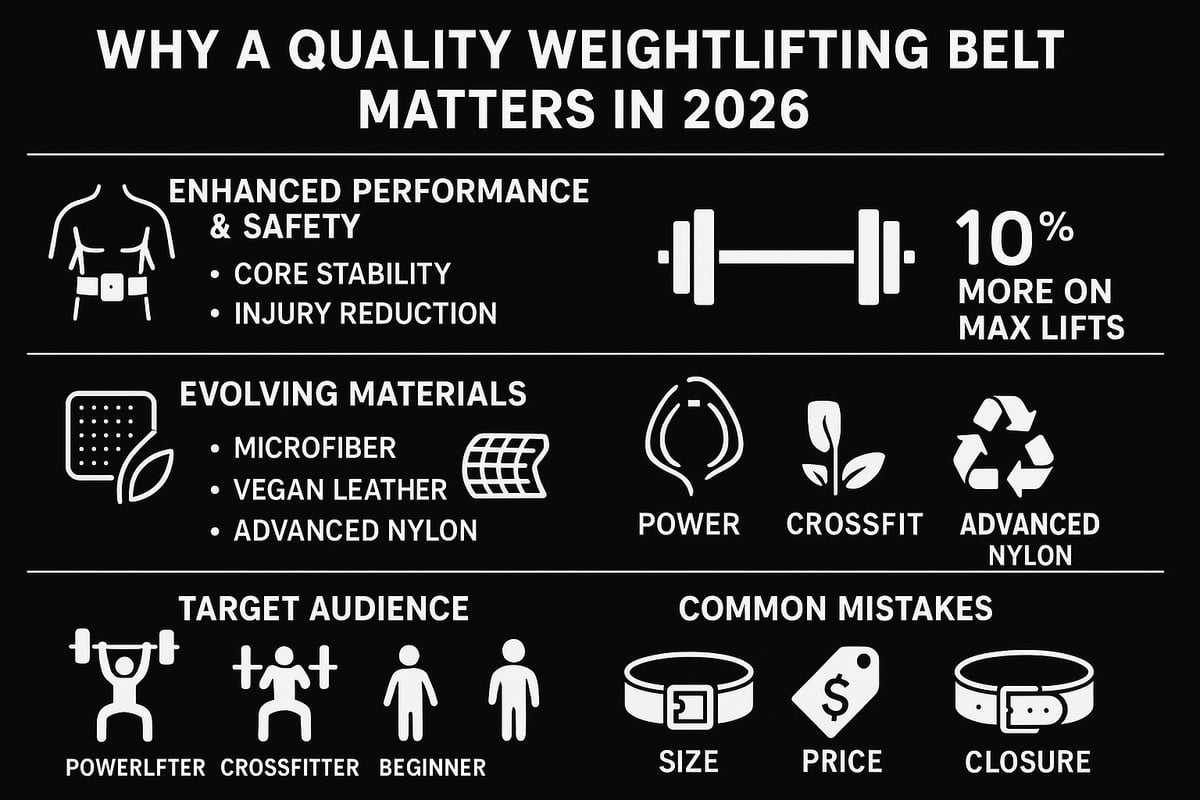 Why a Quality Weightlifting Belt Matters in 2026