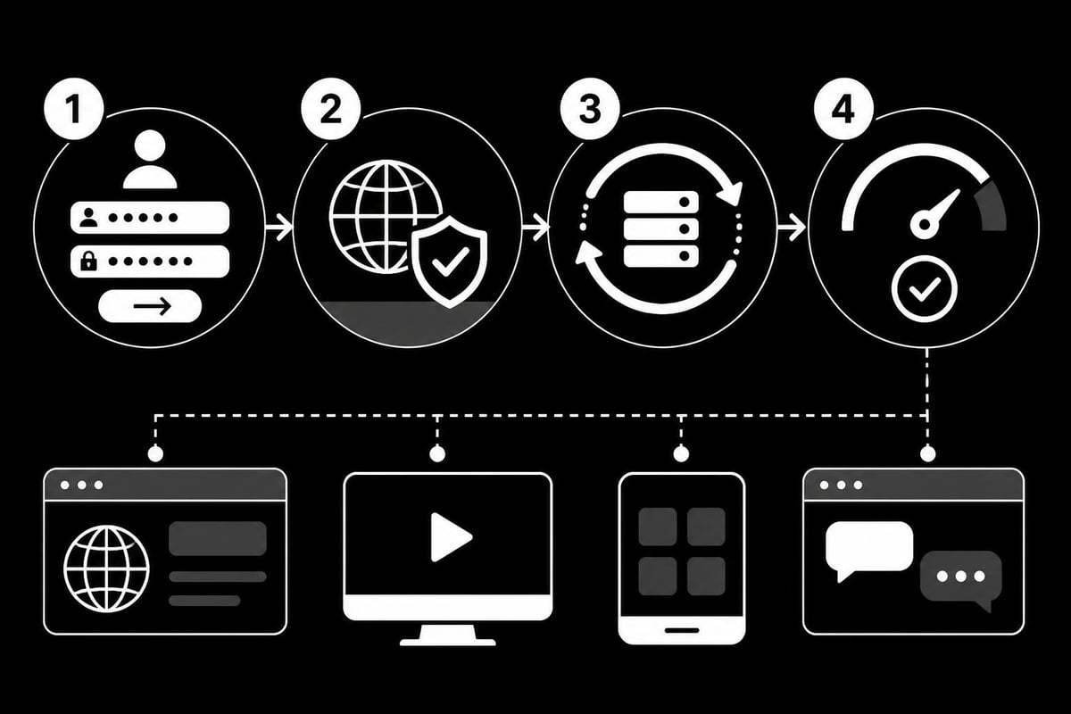 Proxy configuration workflow
