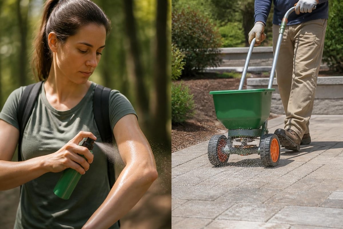 Natural mosquito repellent application methods comparison