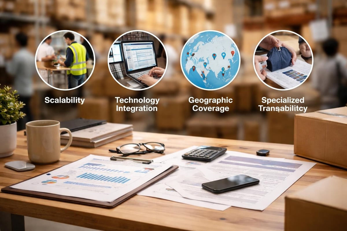 Fulfillment partner evaluation criteria