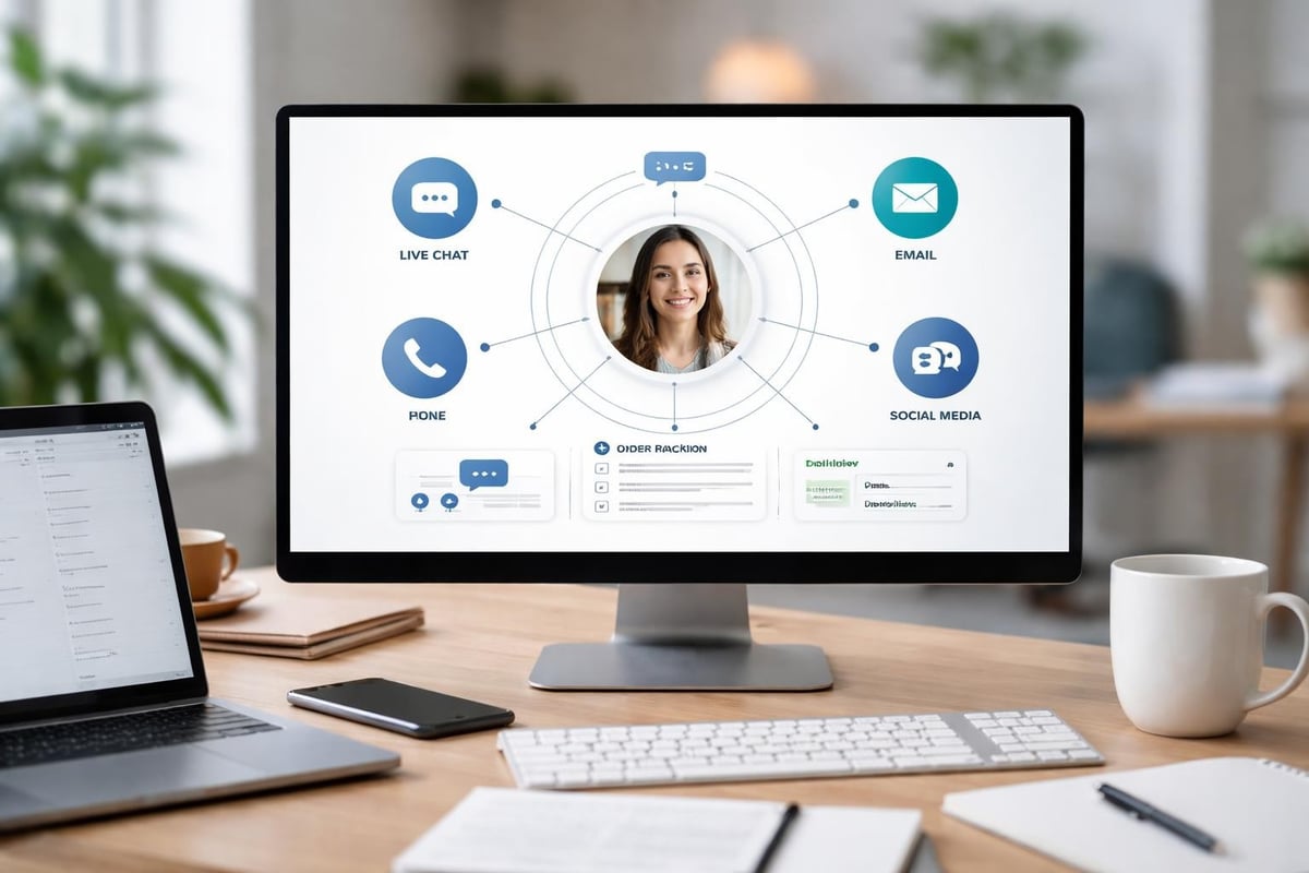 Customer service workflow diagram