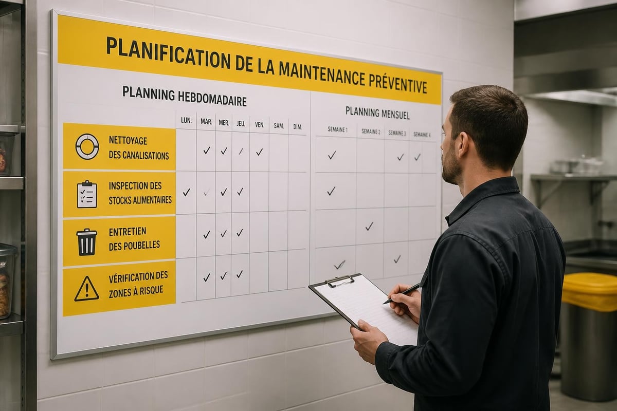 Calendrier prévention cuisine