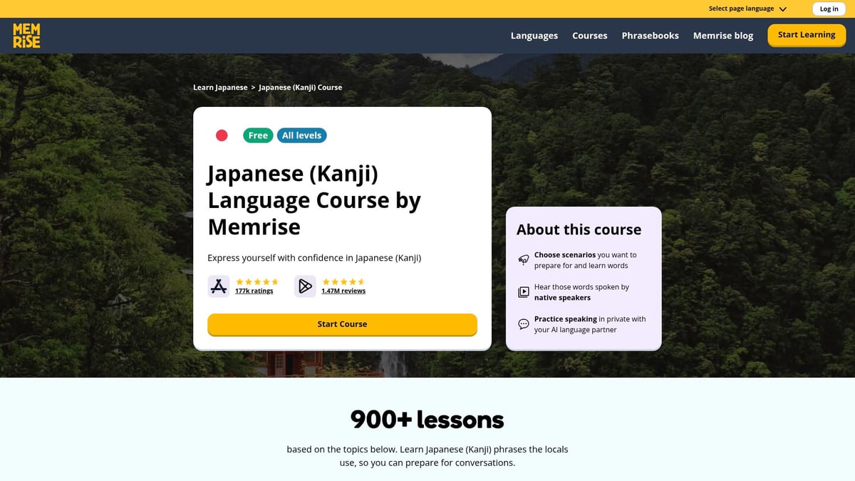 Top 10 Best Japanese Learning App Picks for 2025 - Memrise