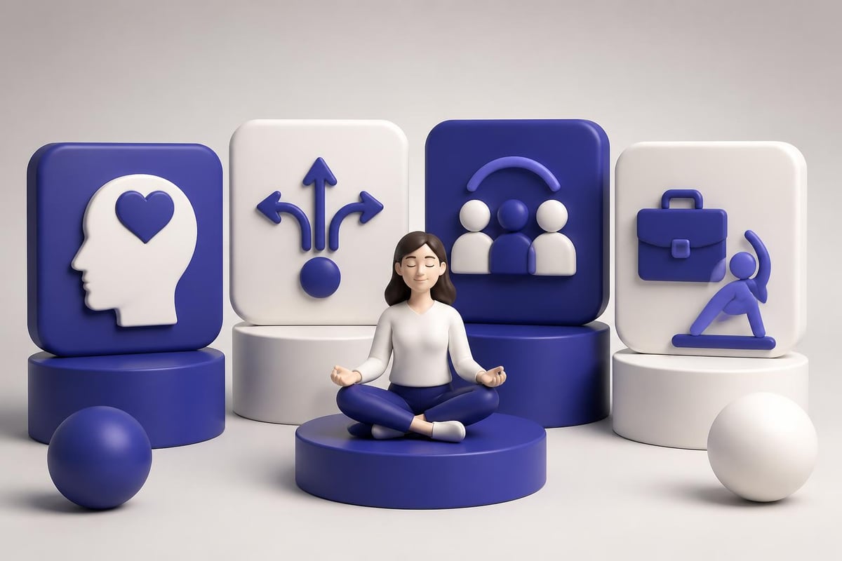 Components of workplace resilience training programs
