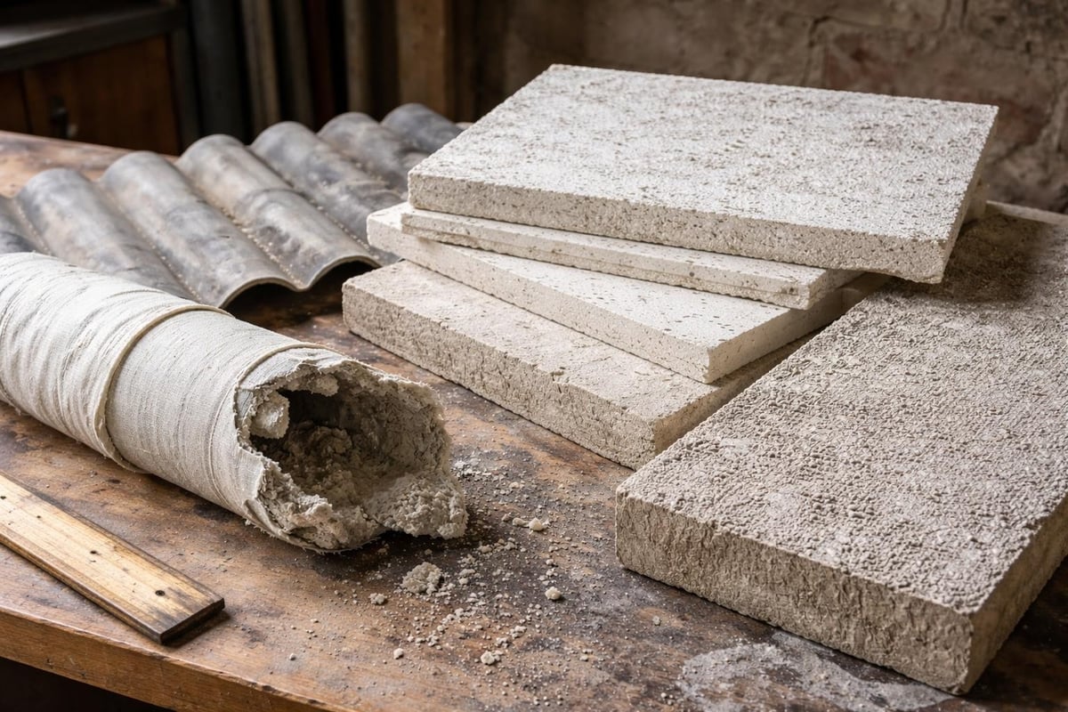 Comparison of commercial asbestos applications