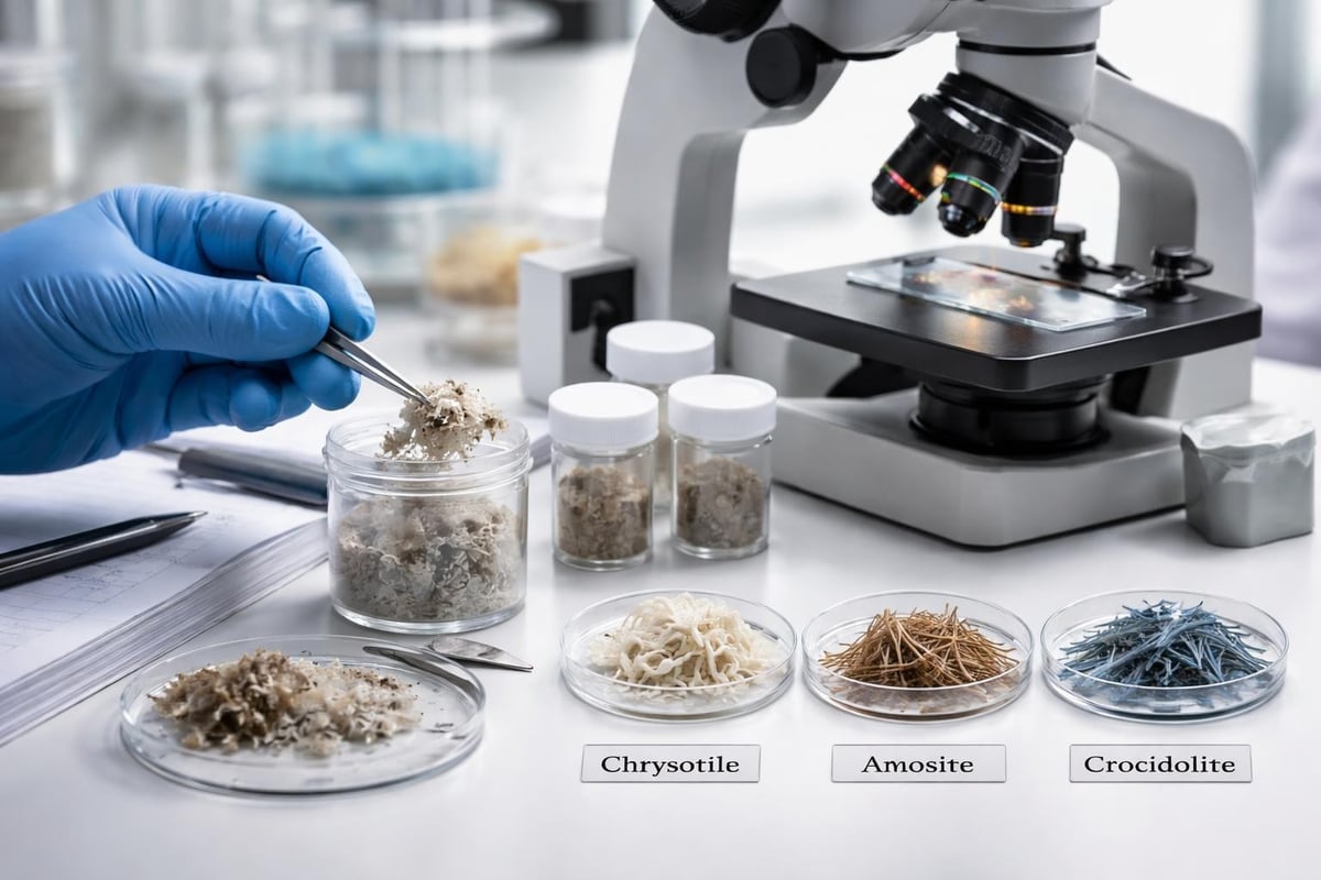 Professional asbestos identification process