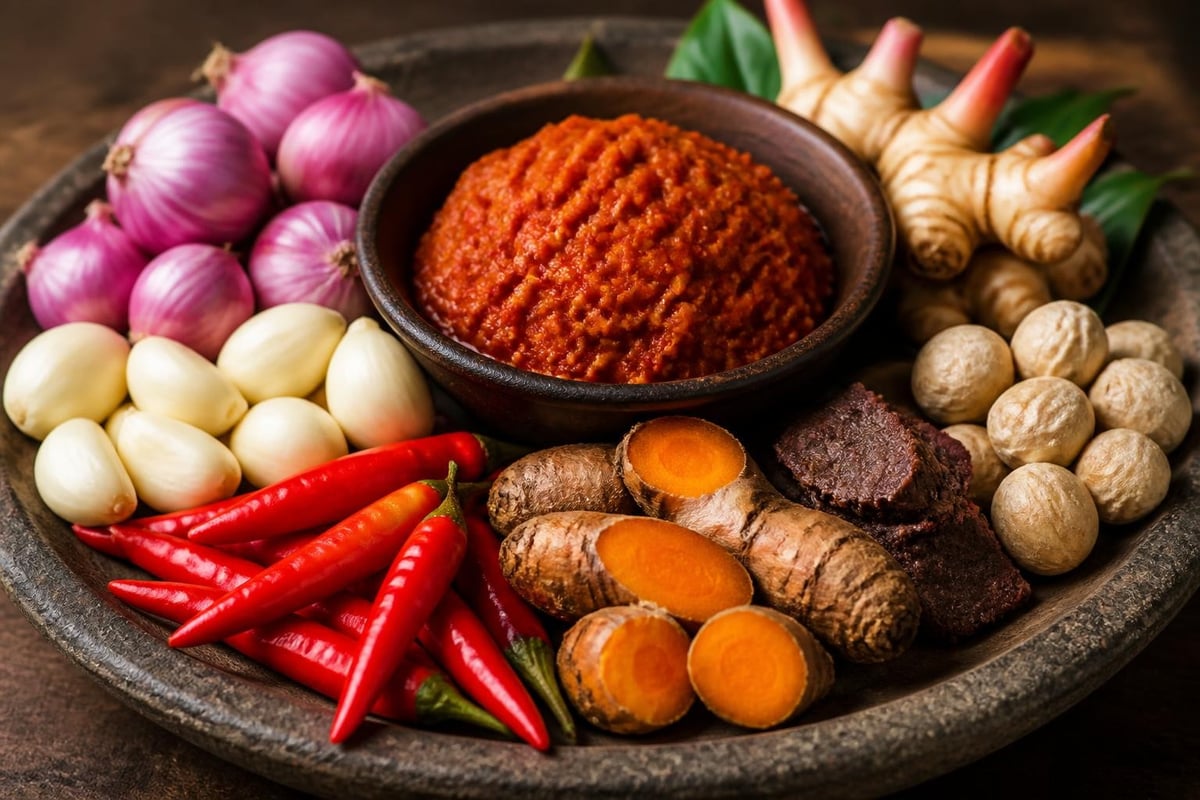 Bumbu Bali ingredient layers