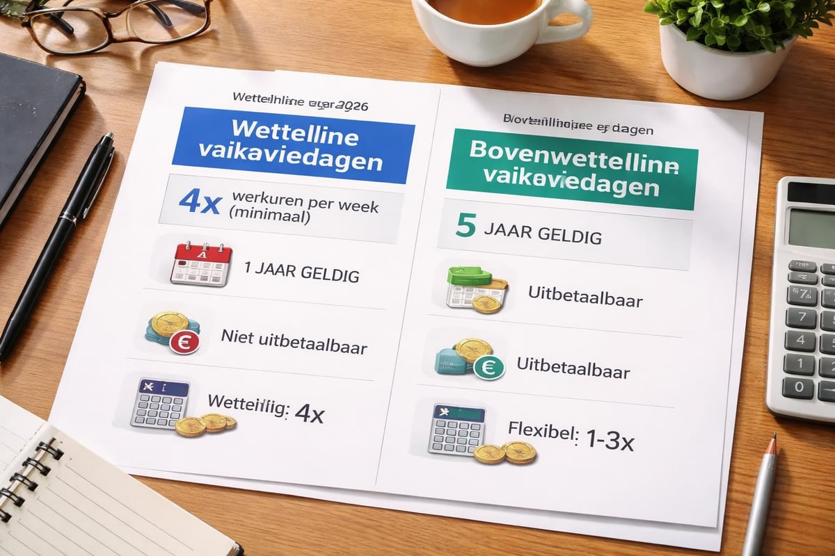 Bovenwettelijke vakantiedagen regelgeving