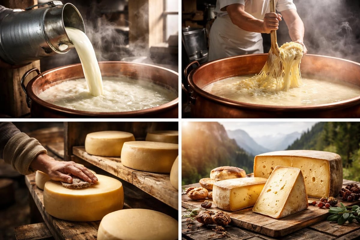 Bergkäse Herstellung Tradition
