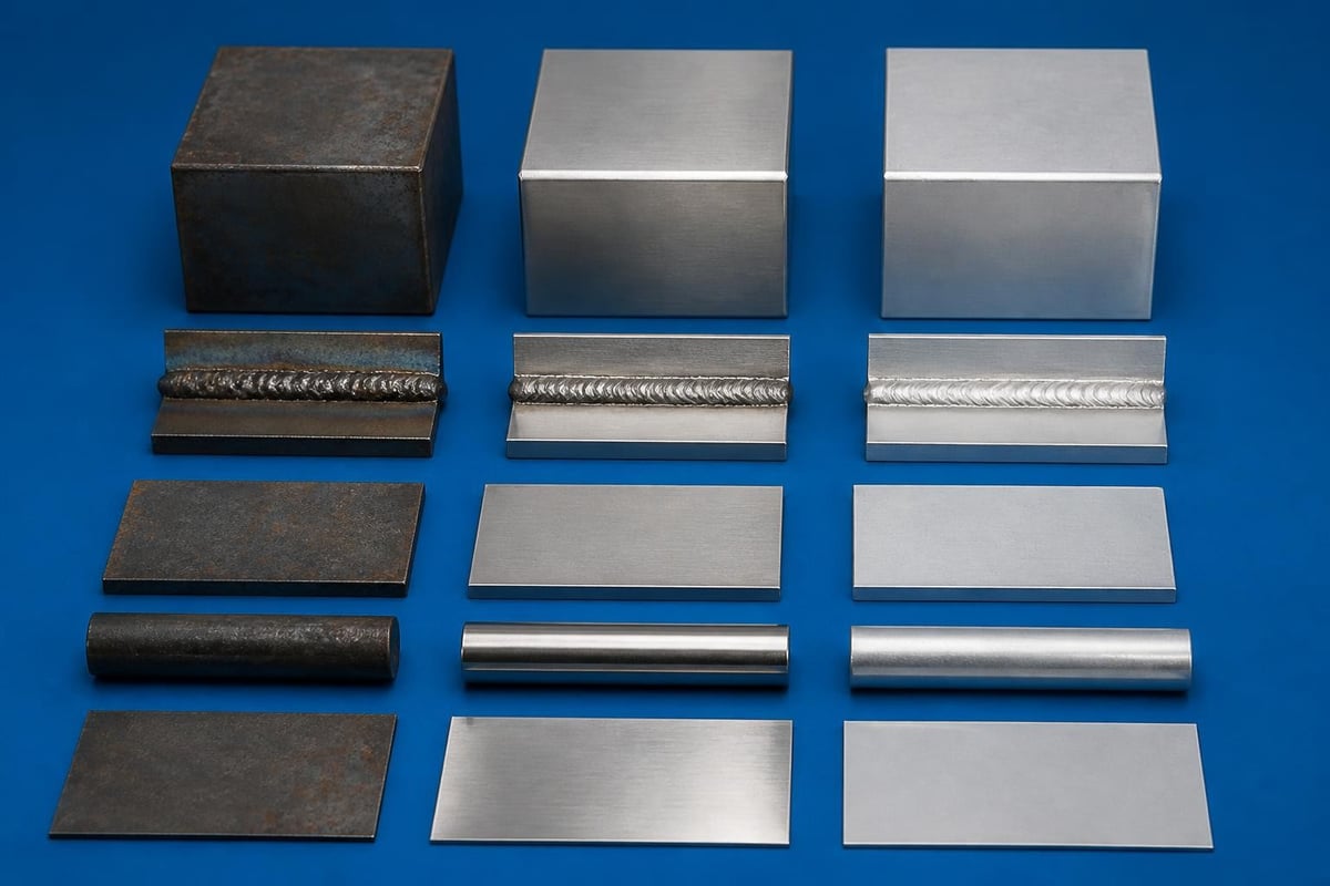 Material properties comparison