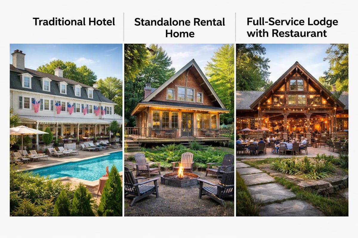 Vermont vacation home amenities comparison