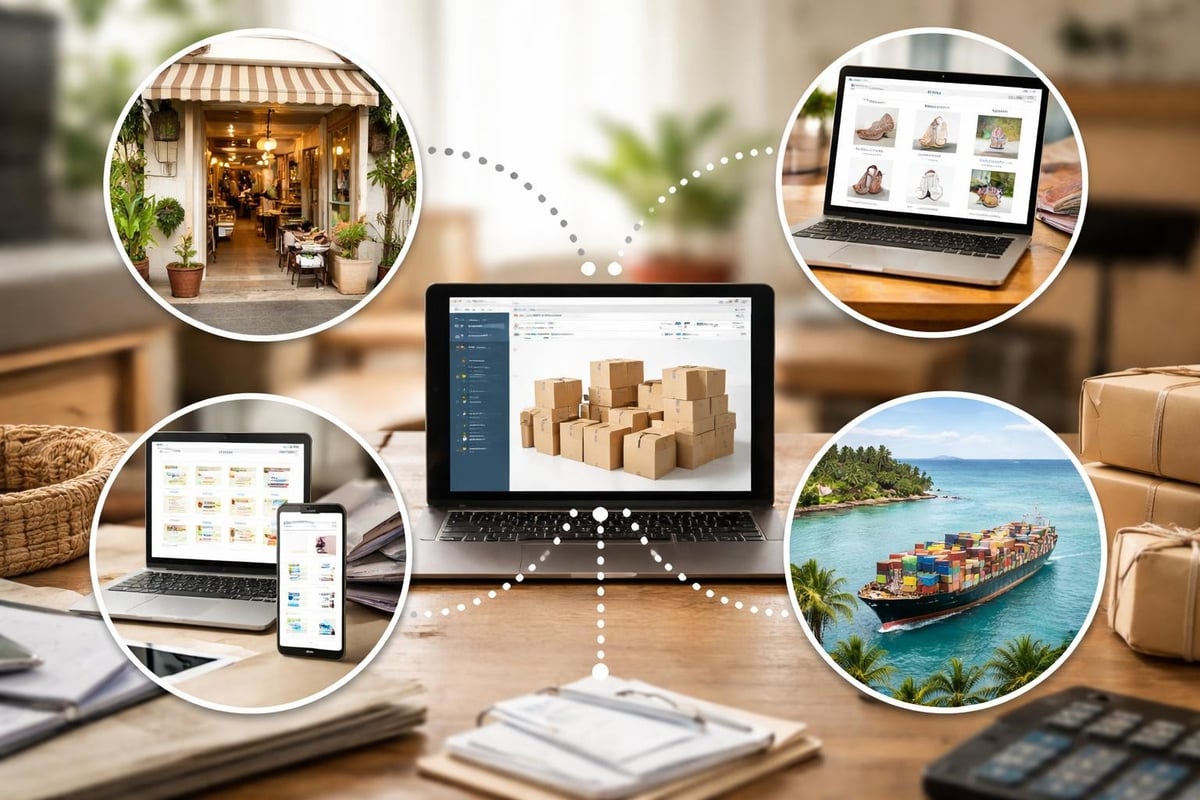 Multi-channel fishing equipment sales