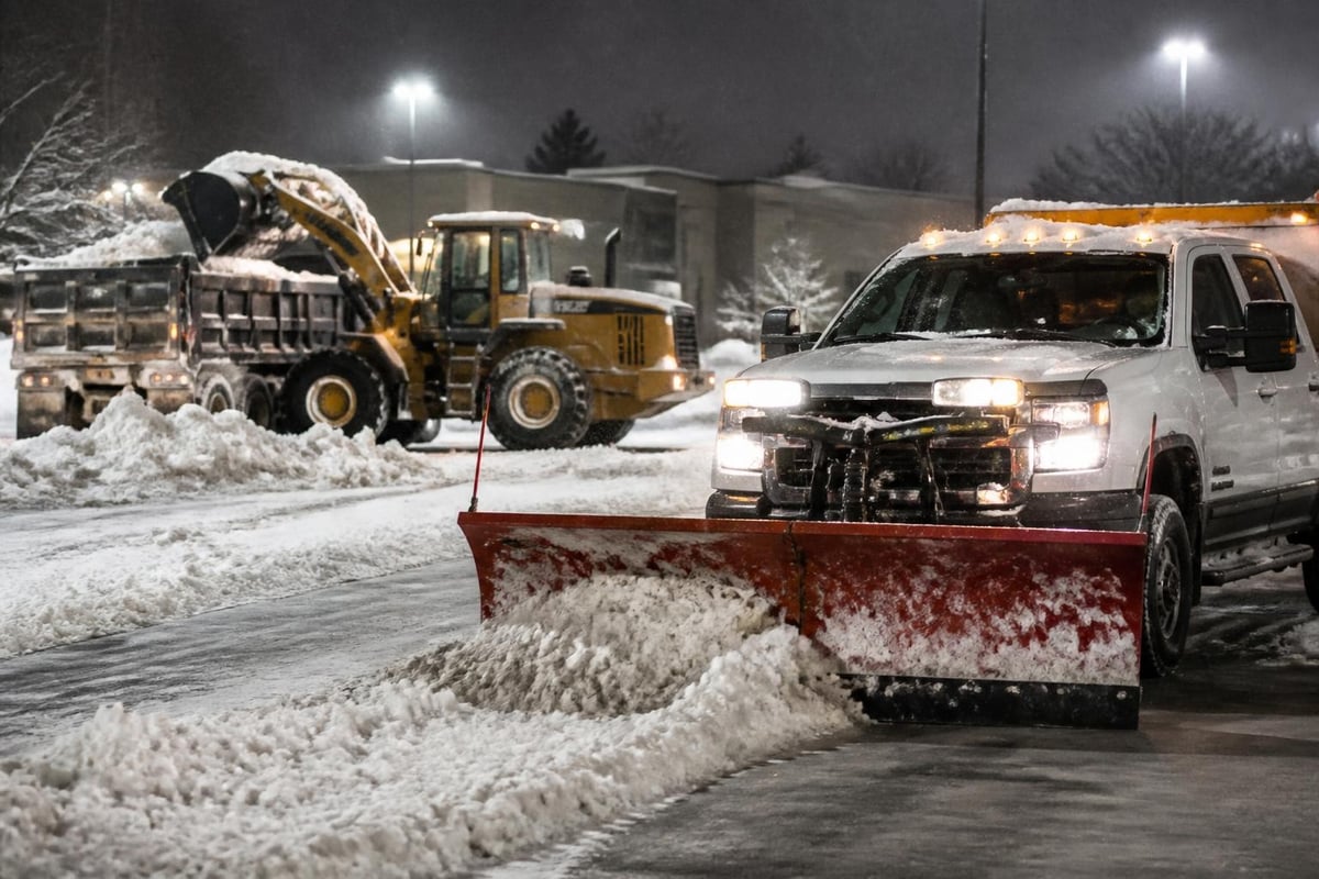 Snow removal service components