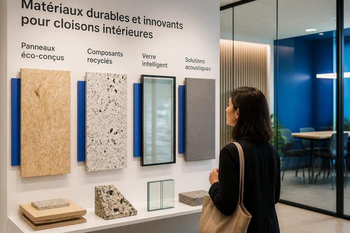 Matériaux innovants pour cloisons