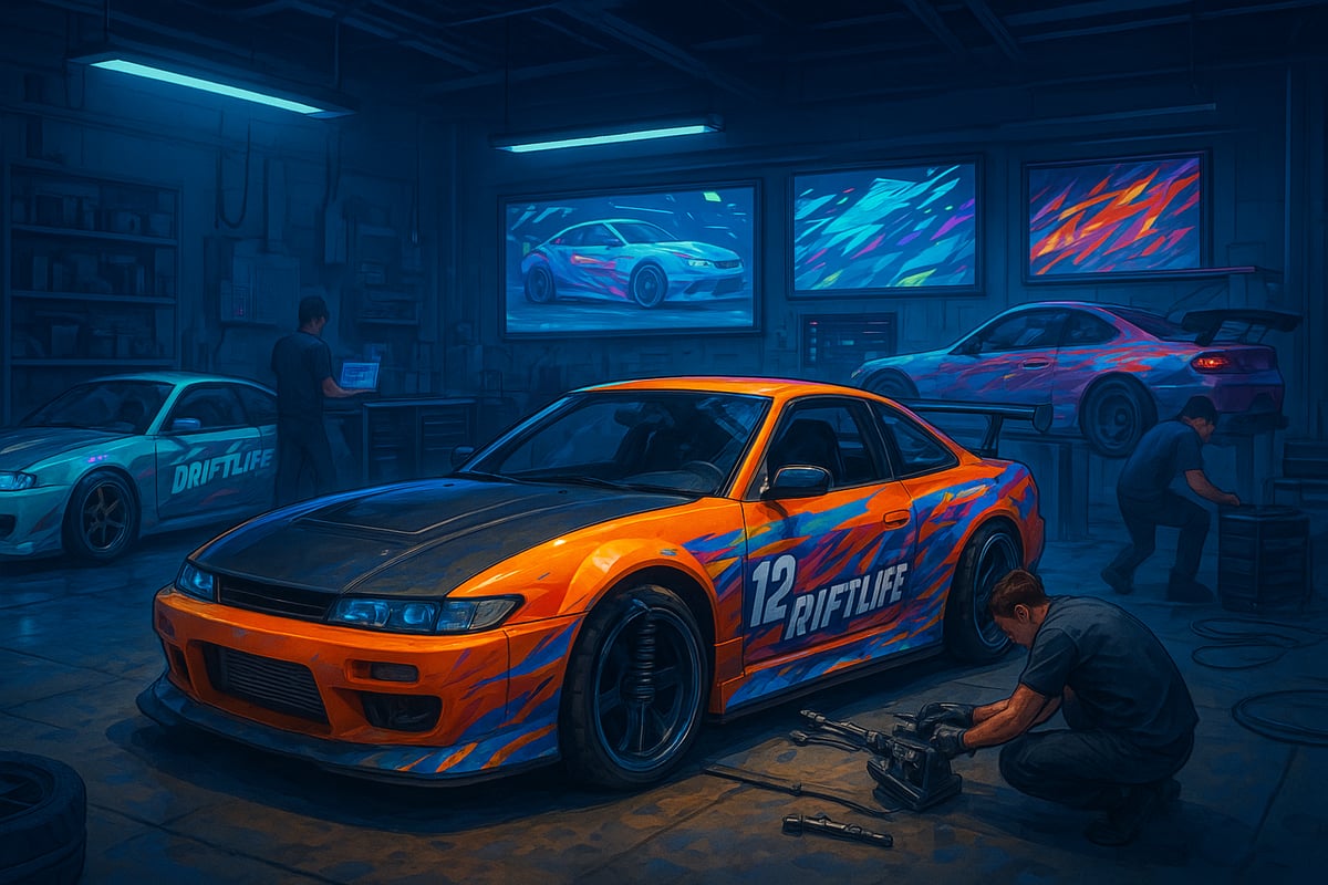 Tuning & Customising Your Virtual Drift Car