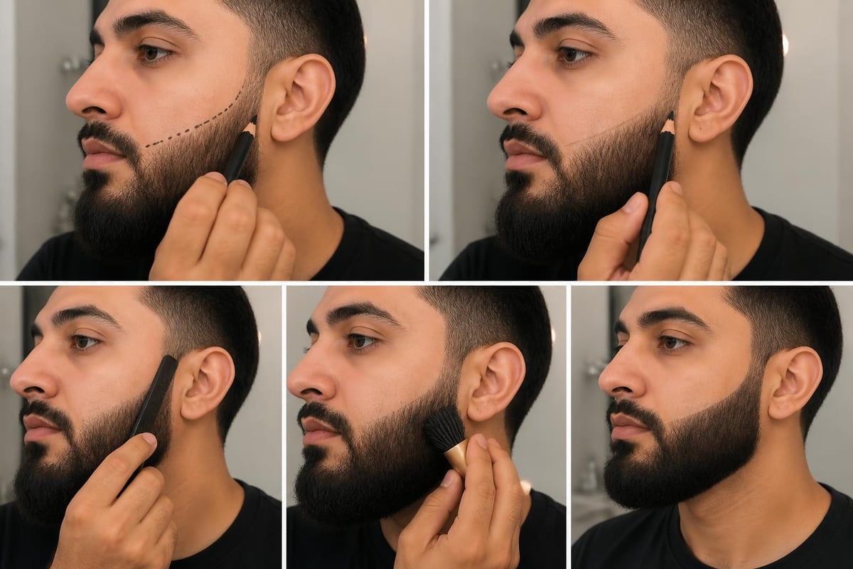 Beard shaping technique