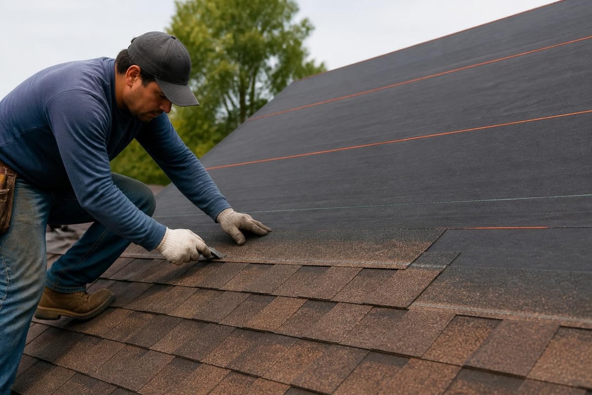Proper shingle installation technique