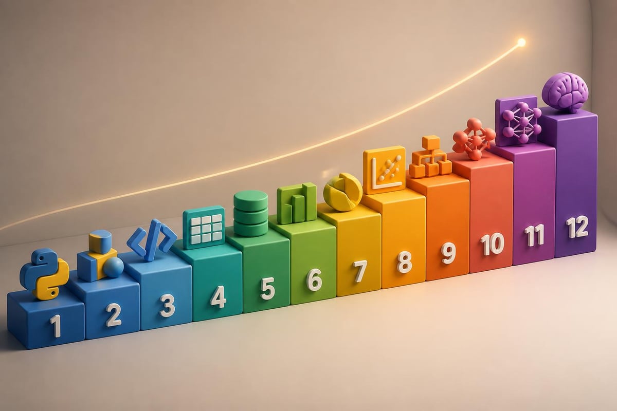 12-week AI programming learning curriculum