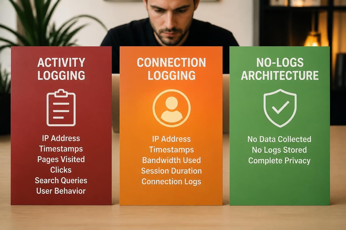 Types of VPN logging