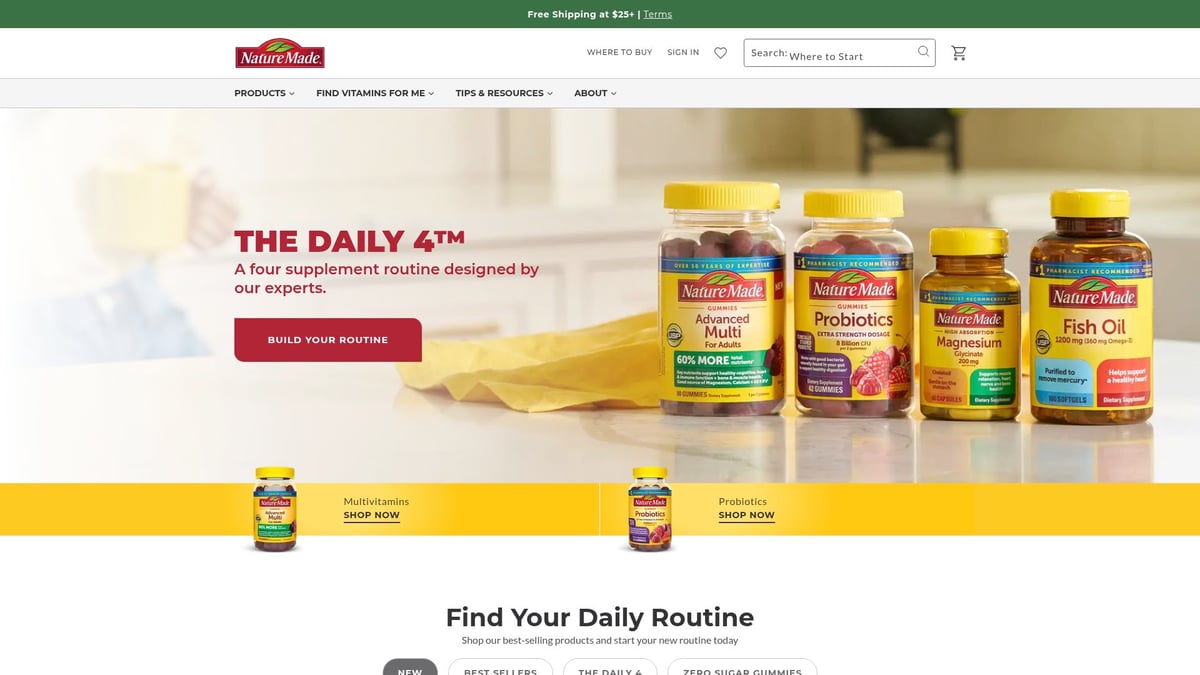 9 Essential Healthy Supplement Brands to Try in 2026 - Nature Made